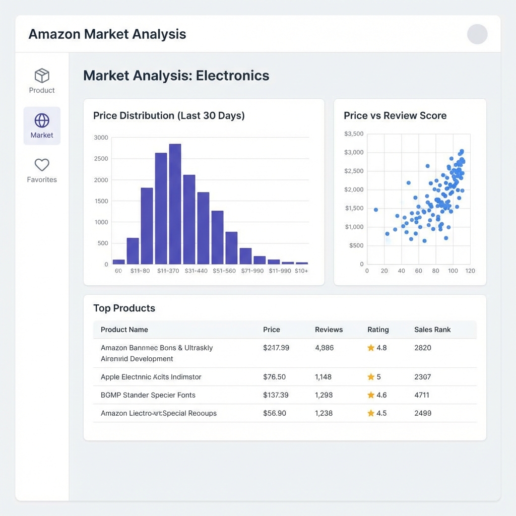 Market Analysis Dashboard